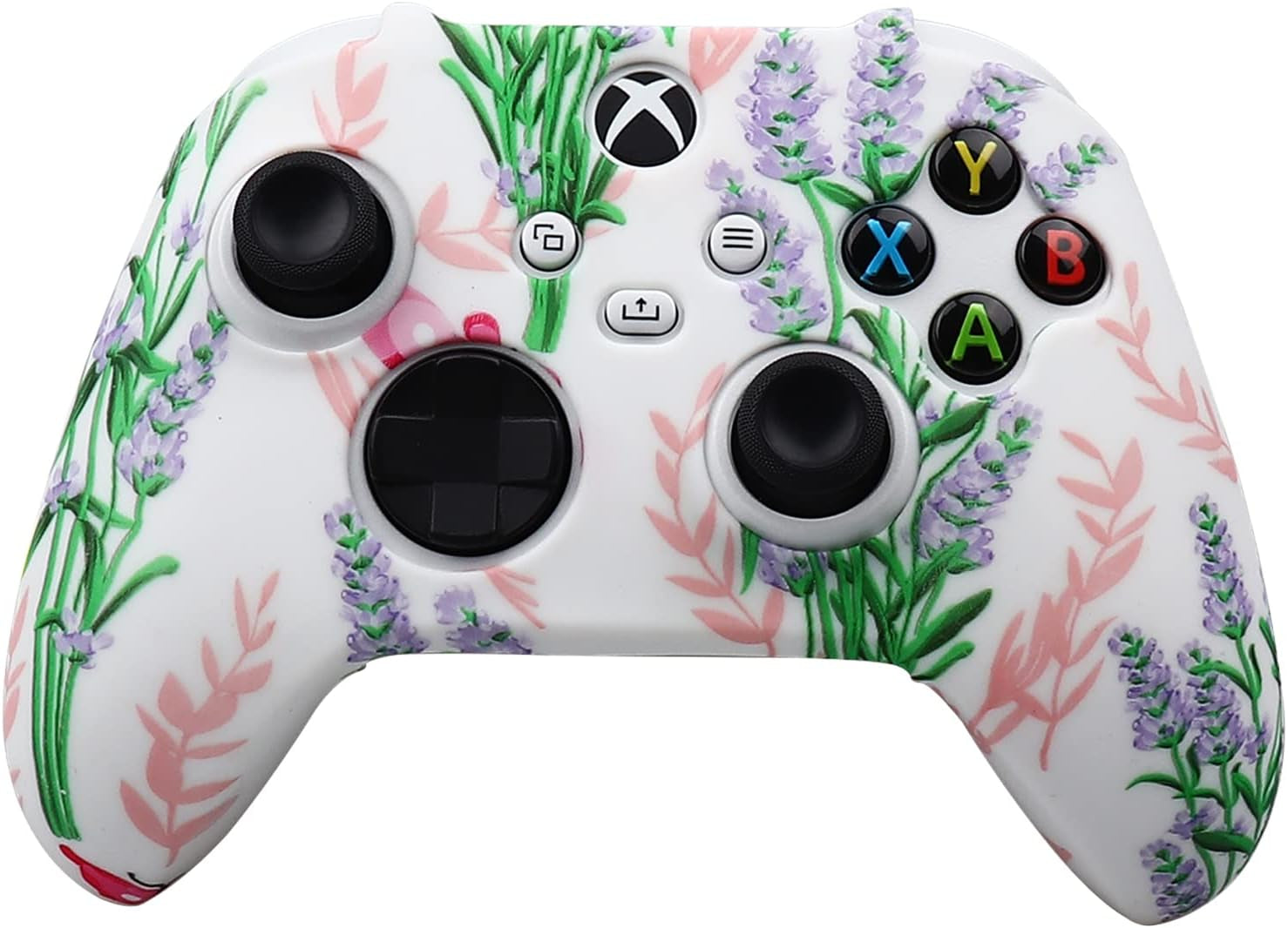 Controller Skins ,Silicone Controller Cover Skin Protector Compatible for Xbox Series S/X Controller (Pink Pro Thumb Grip X 6)