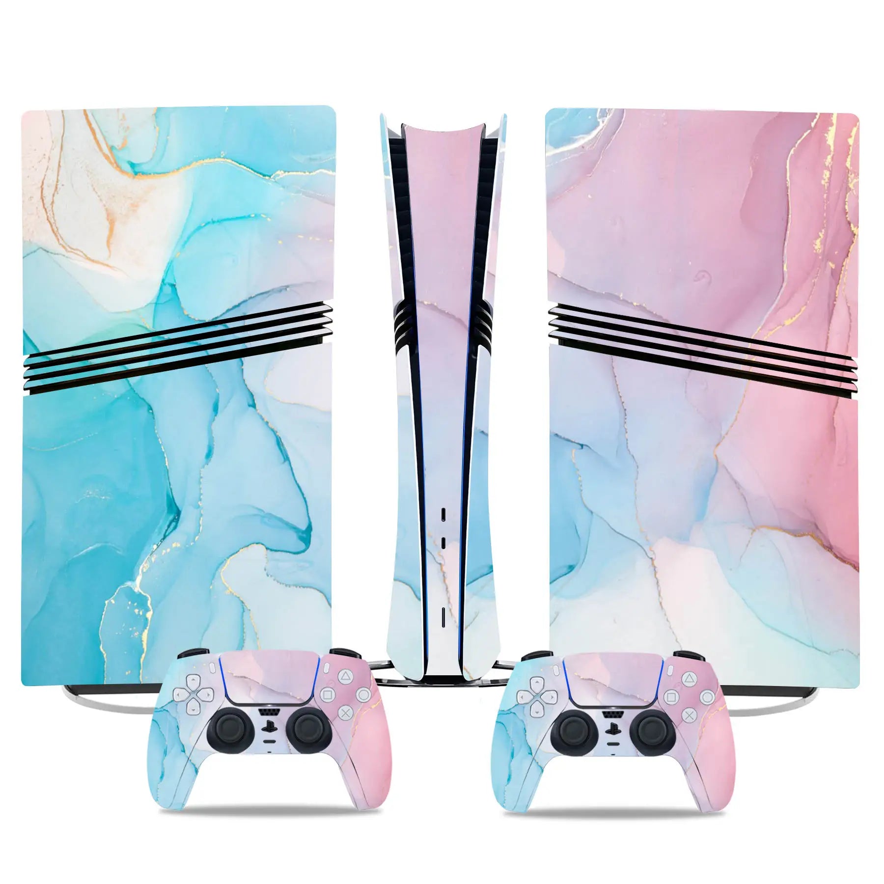 Game PS5 Pro Digital Skin Sticker Decal Cover for Console and 2 Controllers New PS5 Pro Digital Skin Vinyl