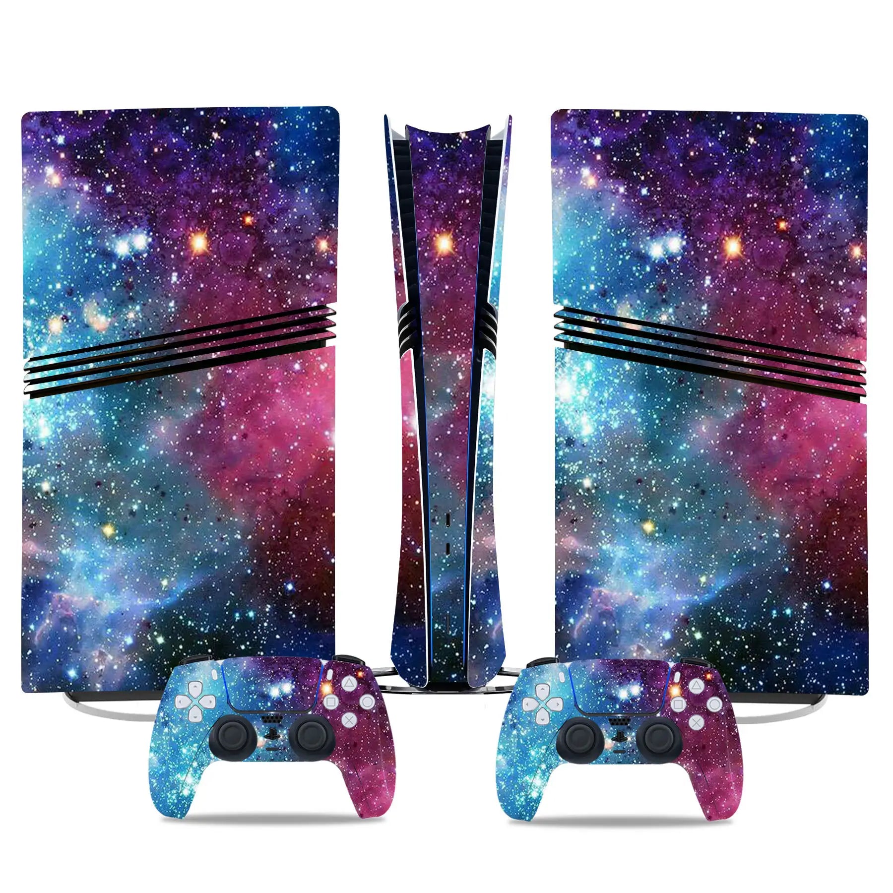 Game PS5 Pro Digital Skin Sticker Decal Cover for Console and 2 Controllers New PS5 Pro Digital Skin Vinyl