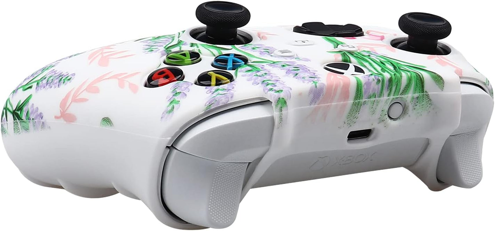 Controller Skins ,Silicone Controller Cover Skin Protector Compatible for Xbox Series S/X Controller (Pink Pro Thumb Grip X 6)