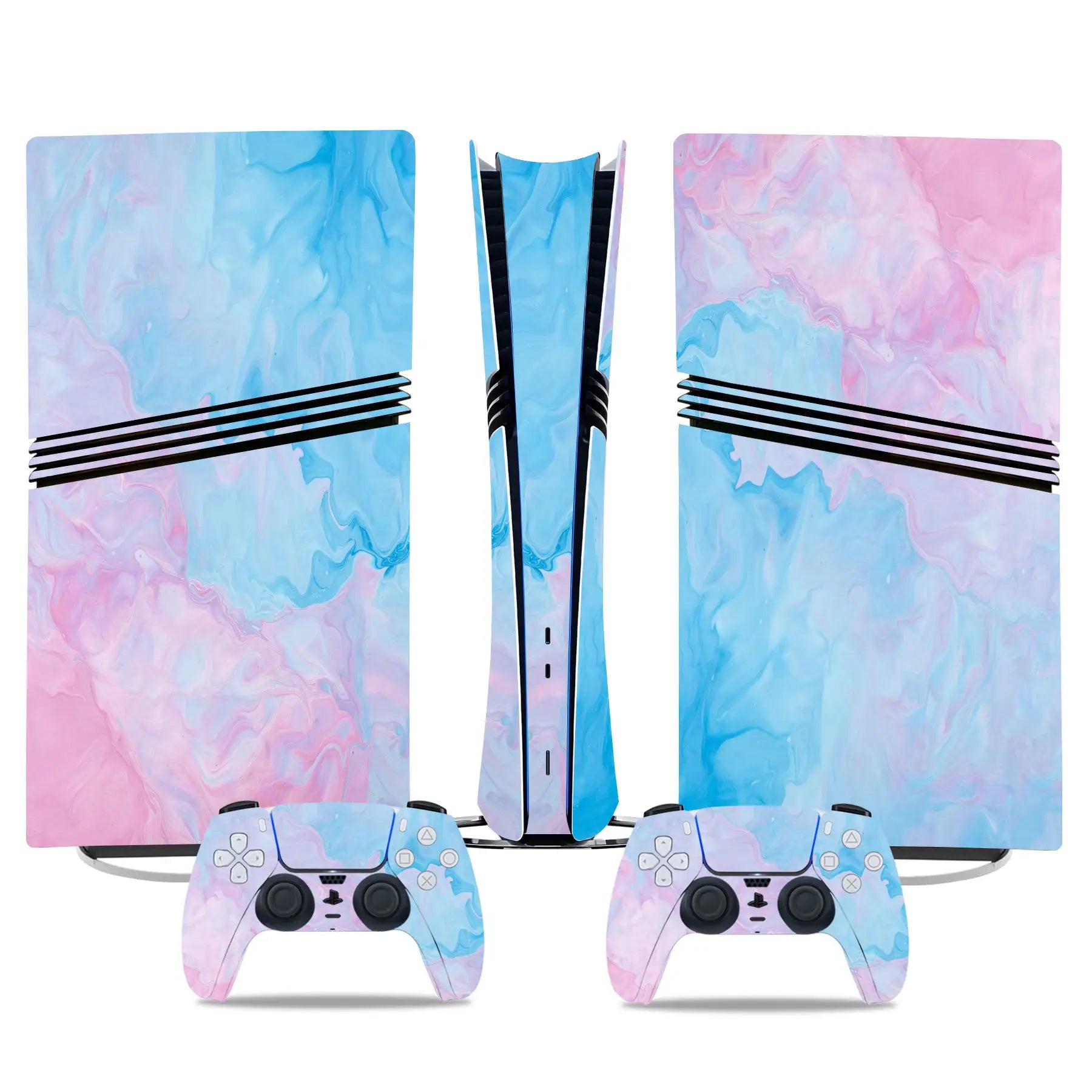 Game PS5 Pro Digital Skin Sticker Decal Cover for Console and 2 Controllers New PS5 Pro Digital Skin Vinyl