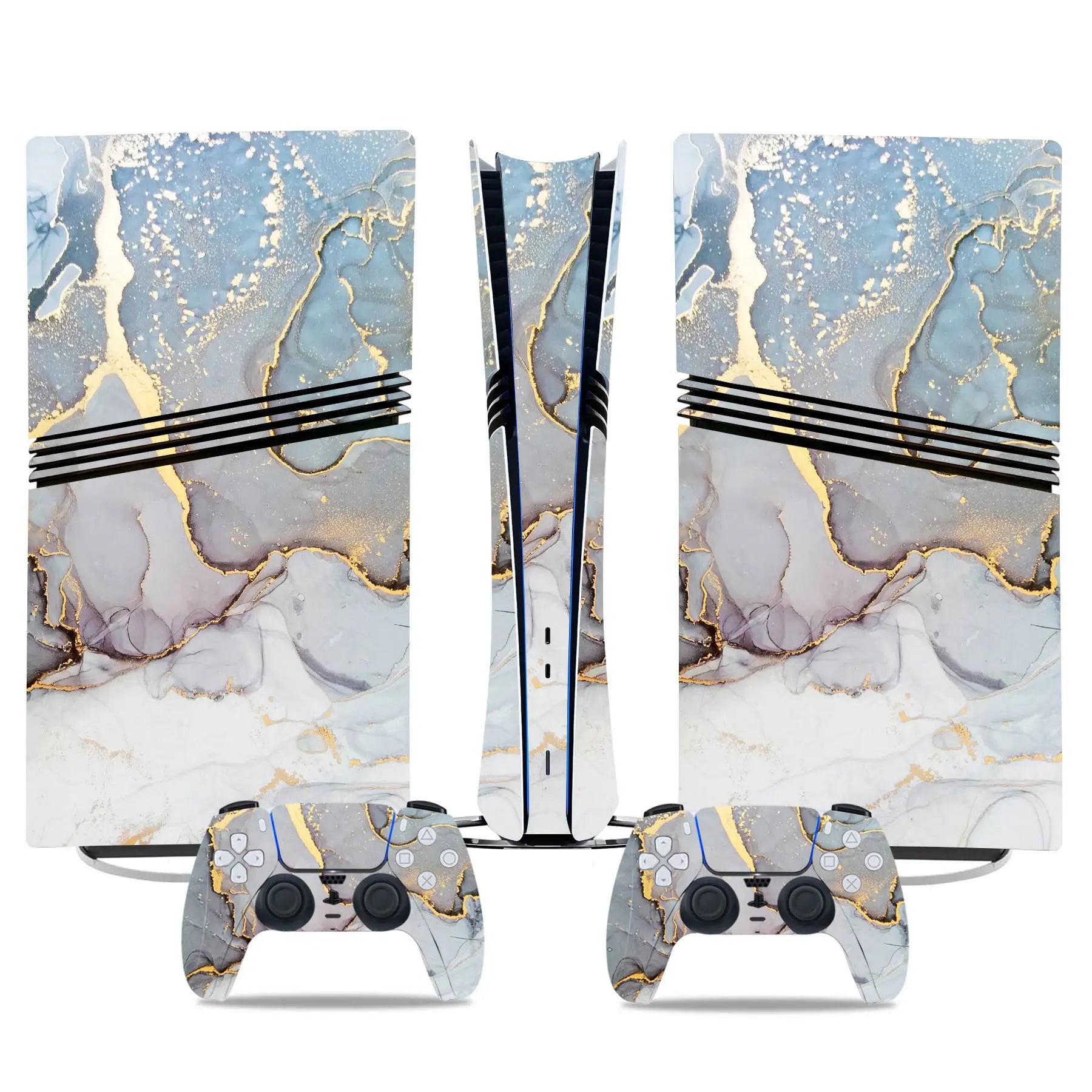 Game PS5 Pro Digital Skin Sticker Decal Cover for Console and 2 Controllers New PS5 Pro Digital Skin Vinyl