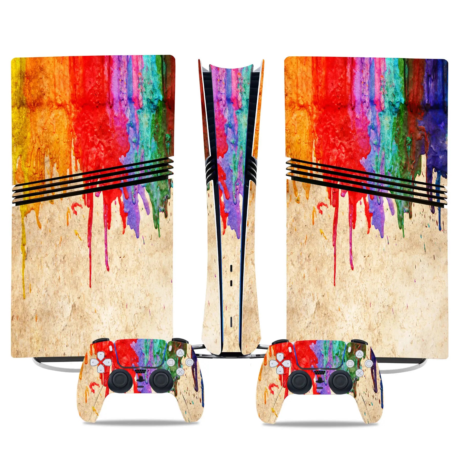 Game PS5 Pro Digital Skin Sticker Decal Cover for Console and 2 Controllers New PS5 Pro Digital Skin Vinyl