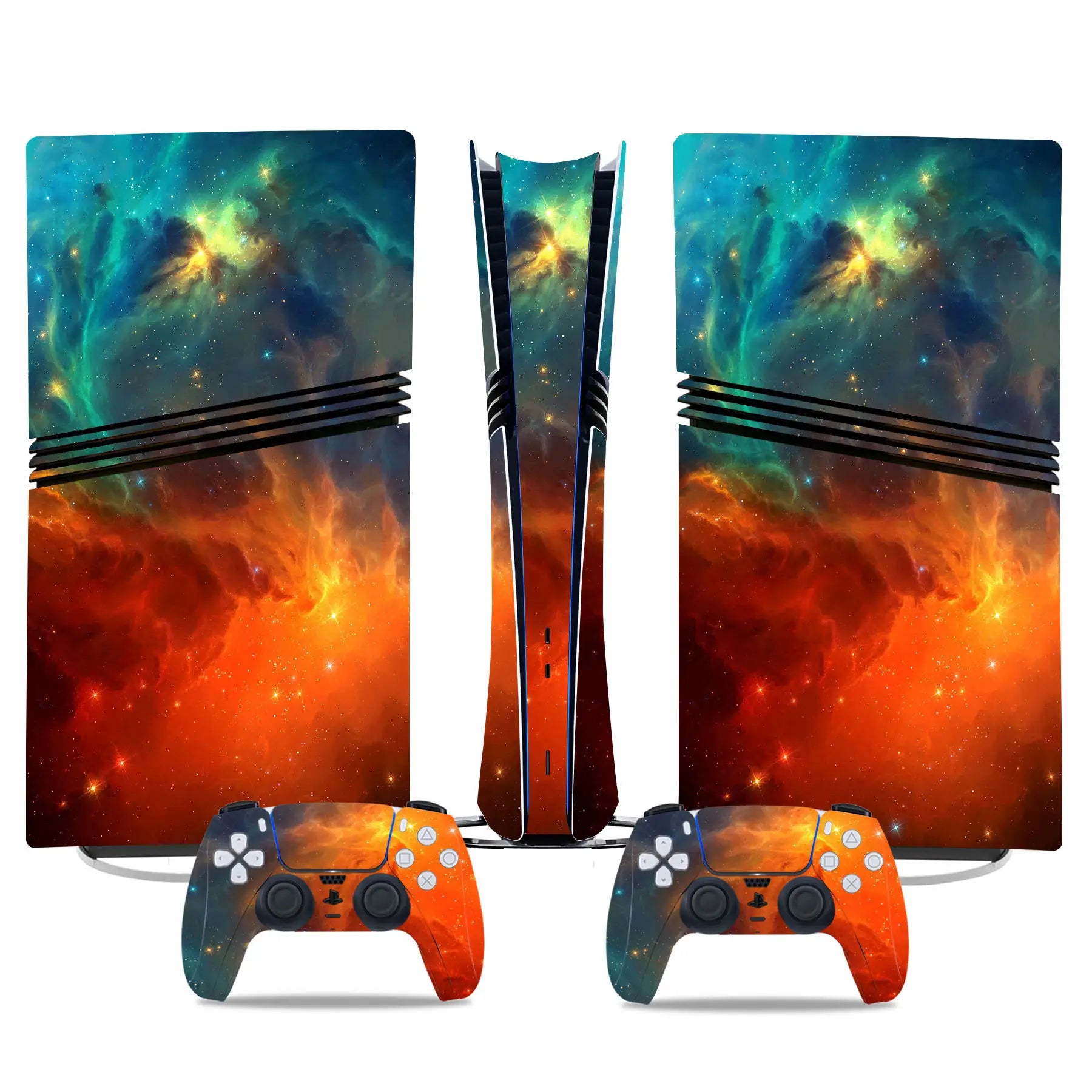 Game PS5 Pro Digital Skin Sticker Decal Cover for Console and 2 Controllers New PS5 Pro Digital Skin Vinyl