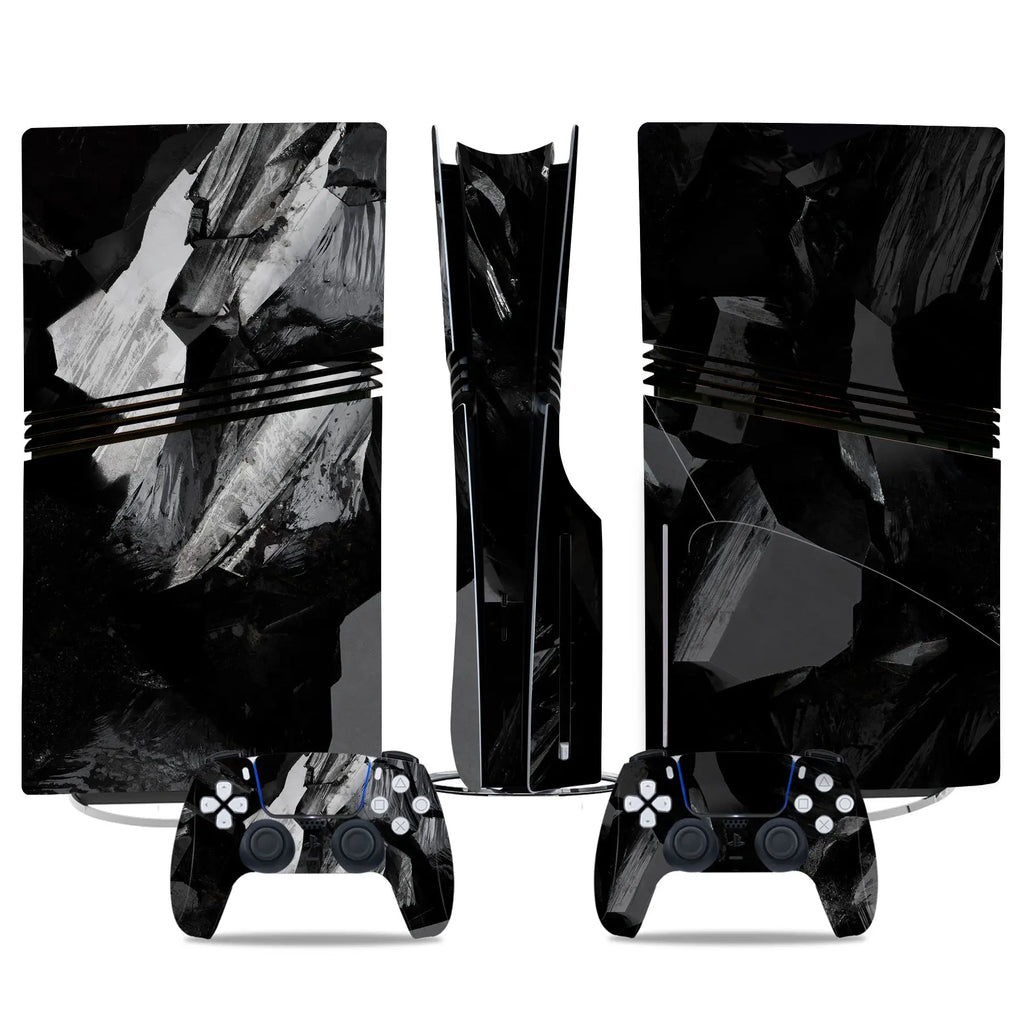 New Game PS5 Pro Disc Edition Skin Sticker Decal Cover for PS5 Pro Disc Console and 2 Controllers PS5 Skin Sticker